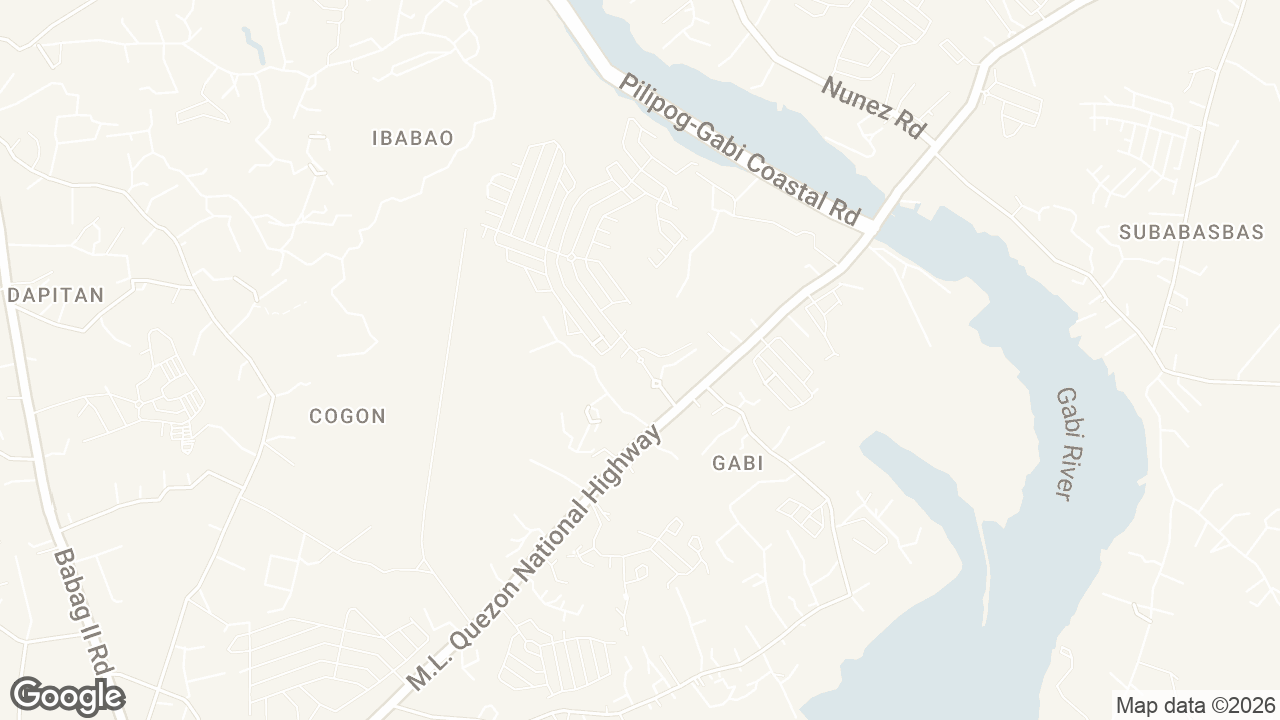 Map of Ajoya subdivision, gabi , cordova