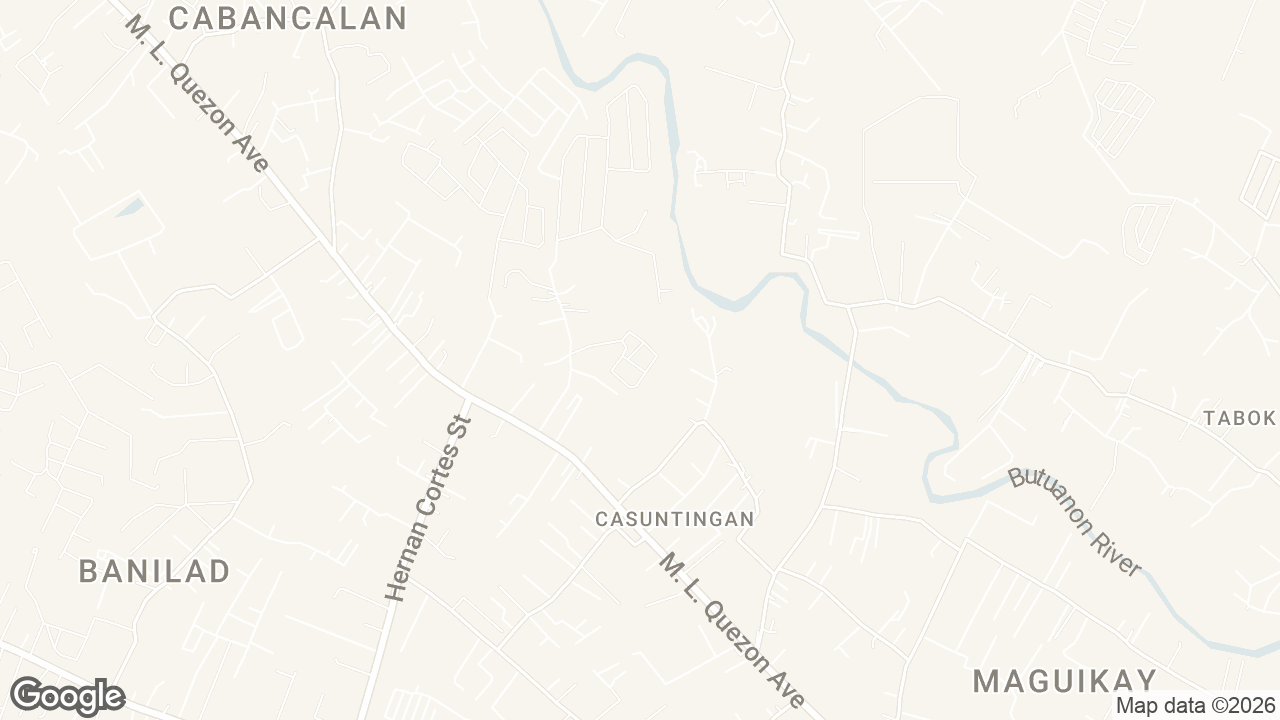 Map of Villa Terrace, Greenhills Road, Mandaue, Cebu, Philippines, Mandaue City