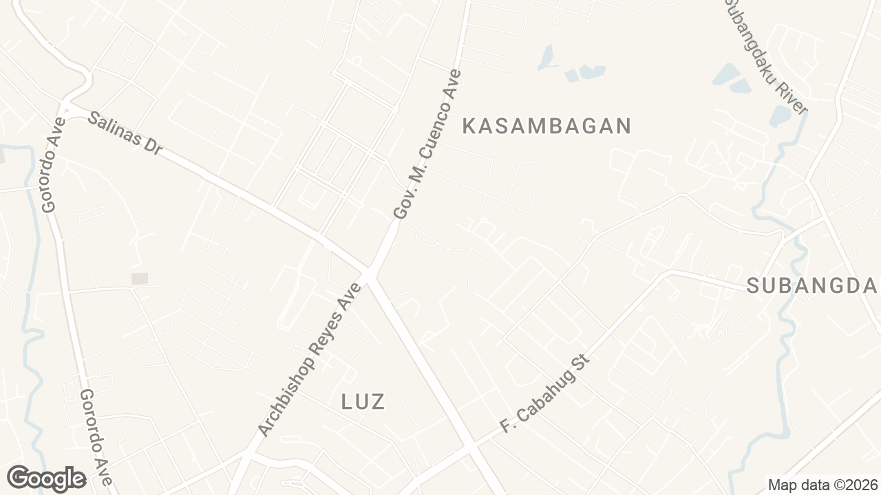 Map of Grand Residences Cebu, MJ Cuenco Ave., Cebu, Philippines, Cebu City