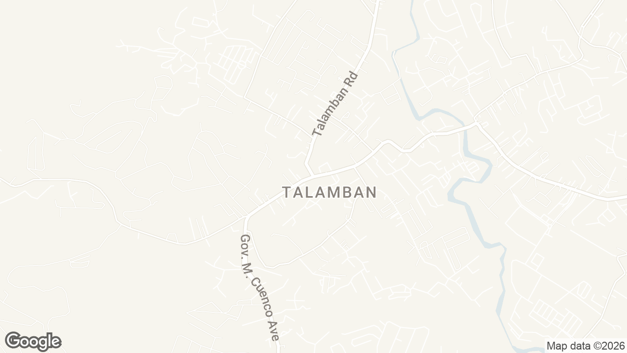 Map of Talamban, Cebu City, Cebu, Philippines