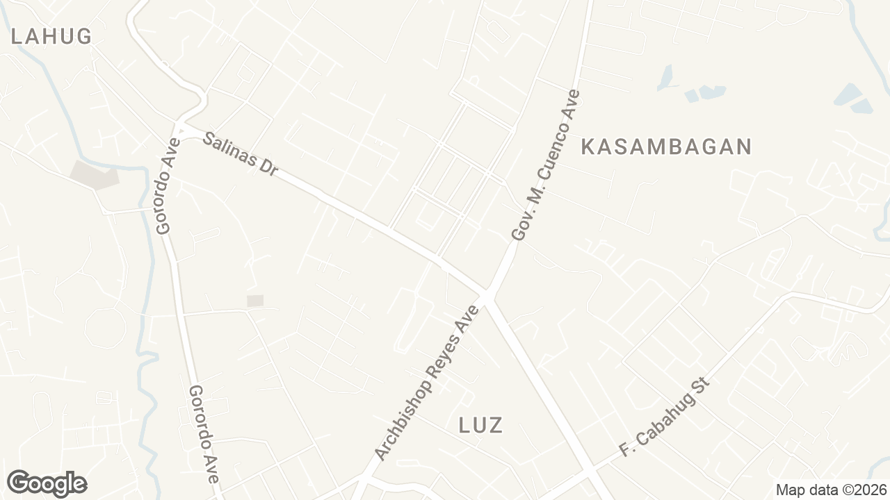 Map of IT Park, Apas, Cebu City, Cebu, Philippines