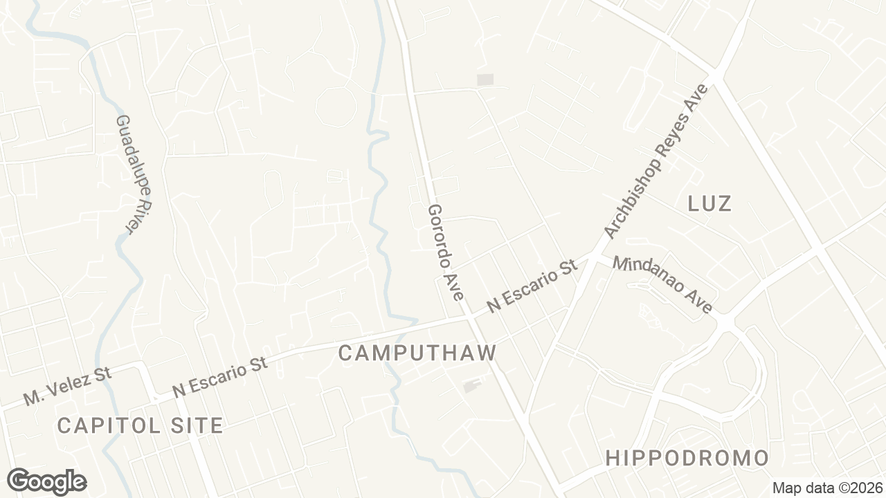 Map of Gorordo Avenue, Cebu City, Cebu, Philippines