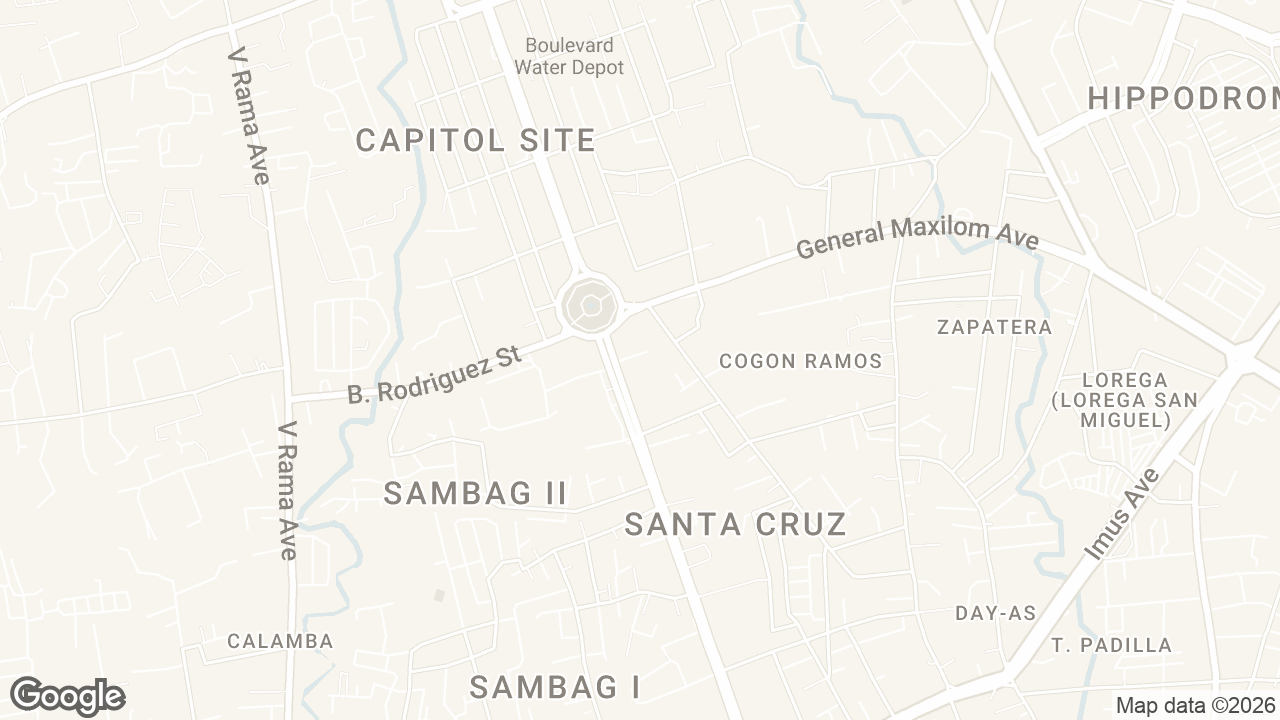 Map of Club Ultima, Osmeña Boulevard, Cebu City, Cebu, Philippines
