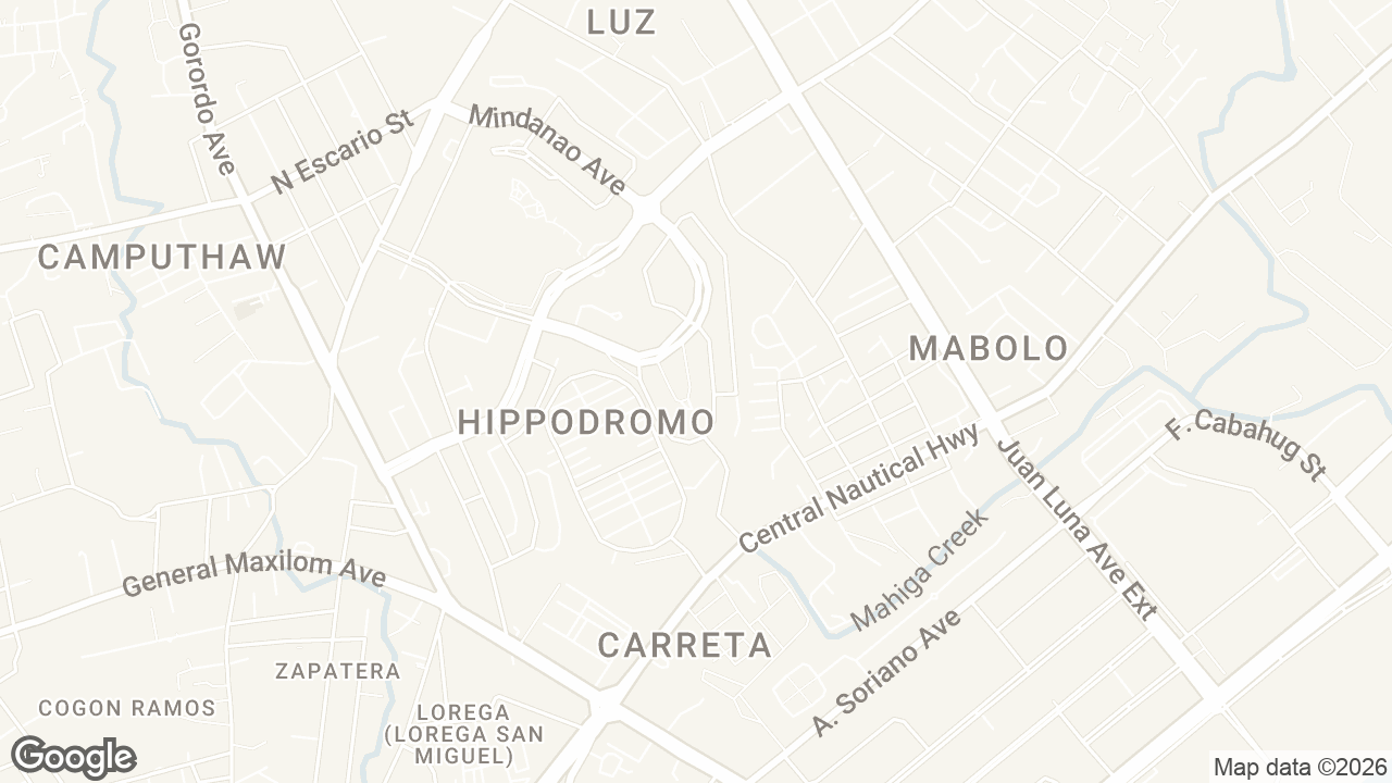 Map of Sedona Parc By Alveo, Leyte Loop, Cebu City, Cebu, Philippines