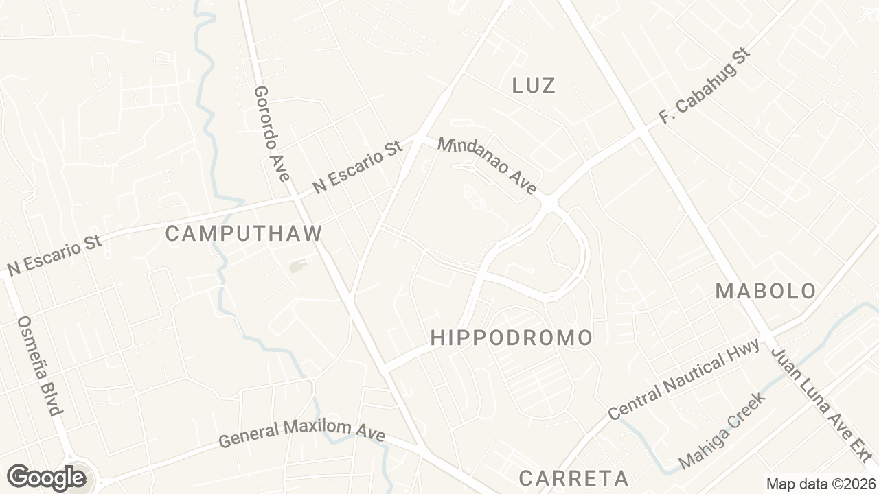 Map of The Alcoves, Luzon Avenue, Cebu City, Cebu, Philippines