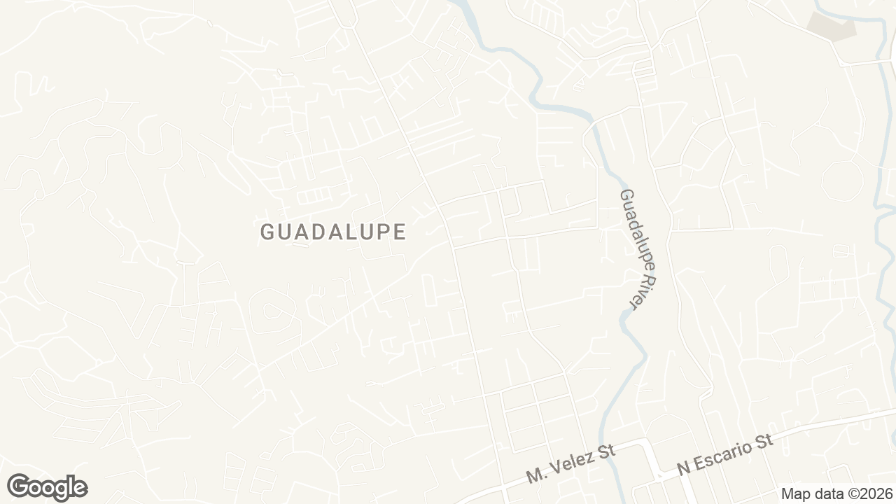 Map of Casa Mira Towers Guadalupe, Guadalupe Drive, Cebu City, Cebu, Philippines