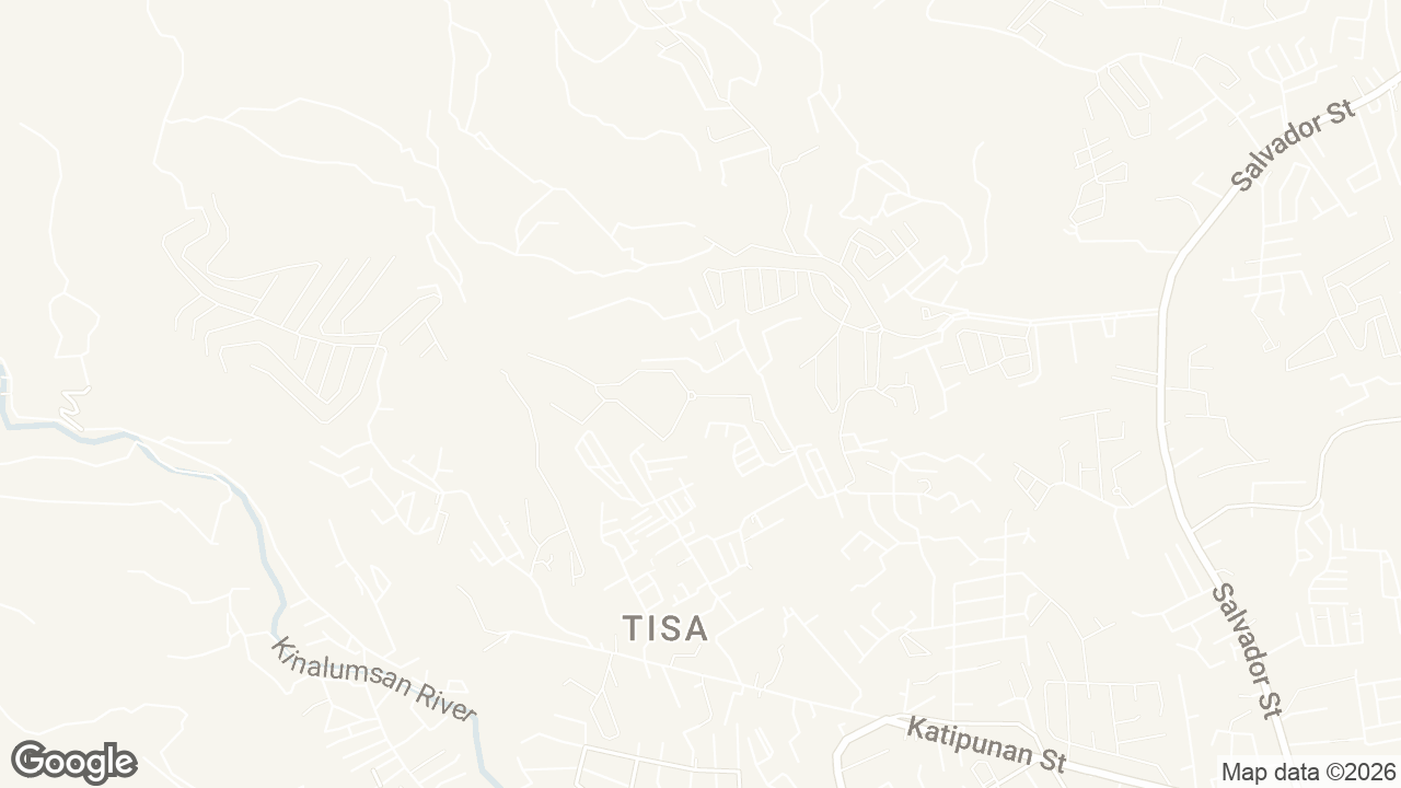 Map of Urban Deca Homes Tisa Phase 2 Entrance, Cebu City, Cebu, Philippines