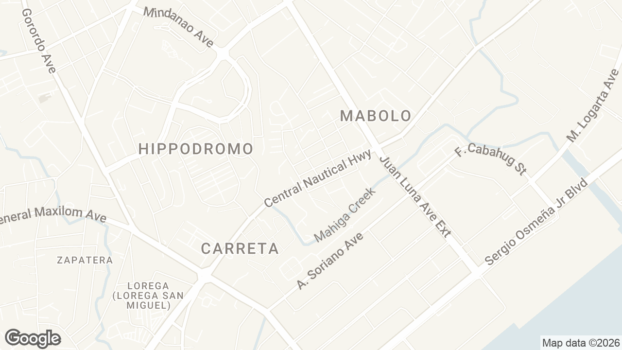 Map of The Persimmon Cebu, M. J. Cuenco Avenue, Cebu City, Cebu, Philippines