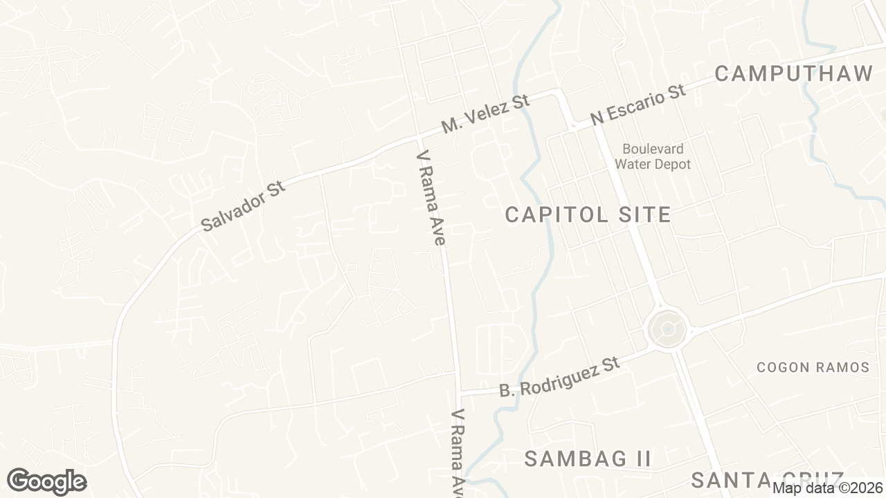 Map of π Location: located : Along N.Bacalso highway corner V.Rama, Cebu City