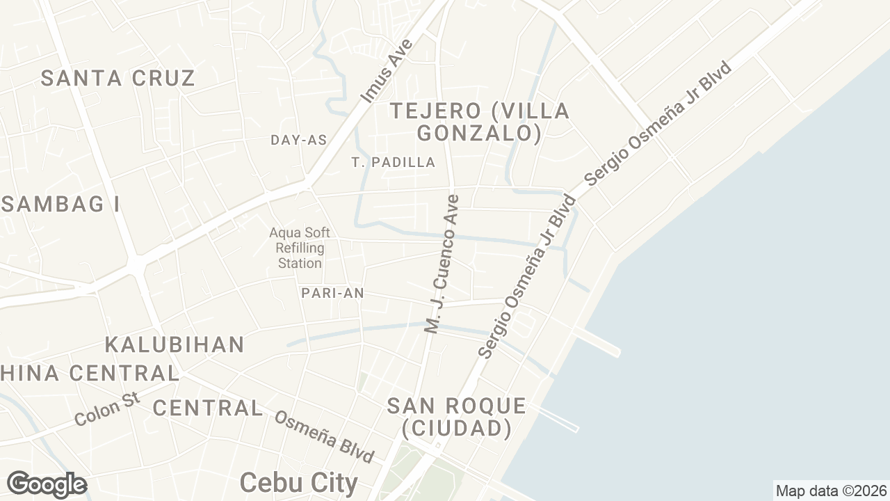 Map of Grand Residences Cebu, M.J. Cuenco Avenue, Cebu City, Cebu, Philippines