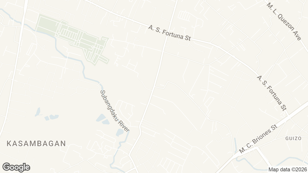 Map of Hernan Cortes Street, Mandaue, Cebu, Philippines, Mandaue City
