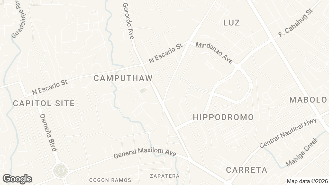 Map of Cityscape Grand Tower, Archbishop Reyes Avenue, Cebu City, Cebu, Philippines