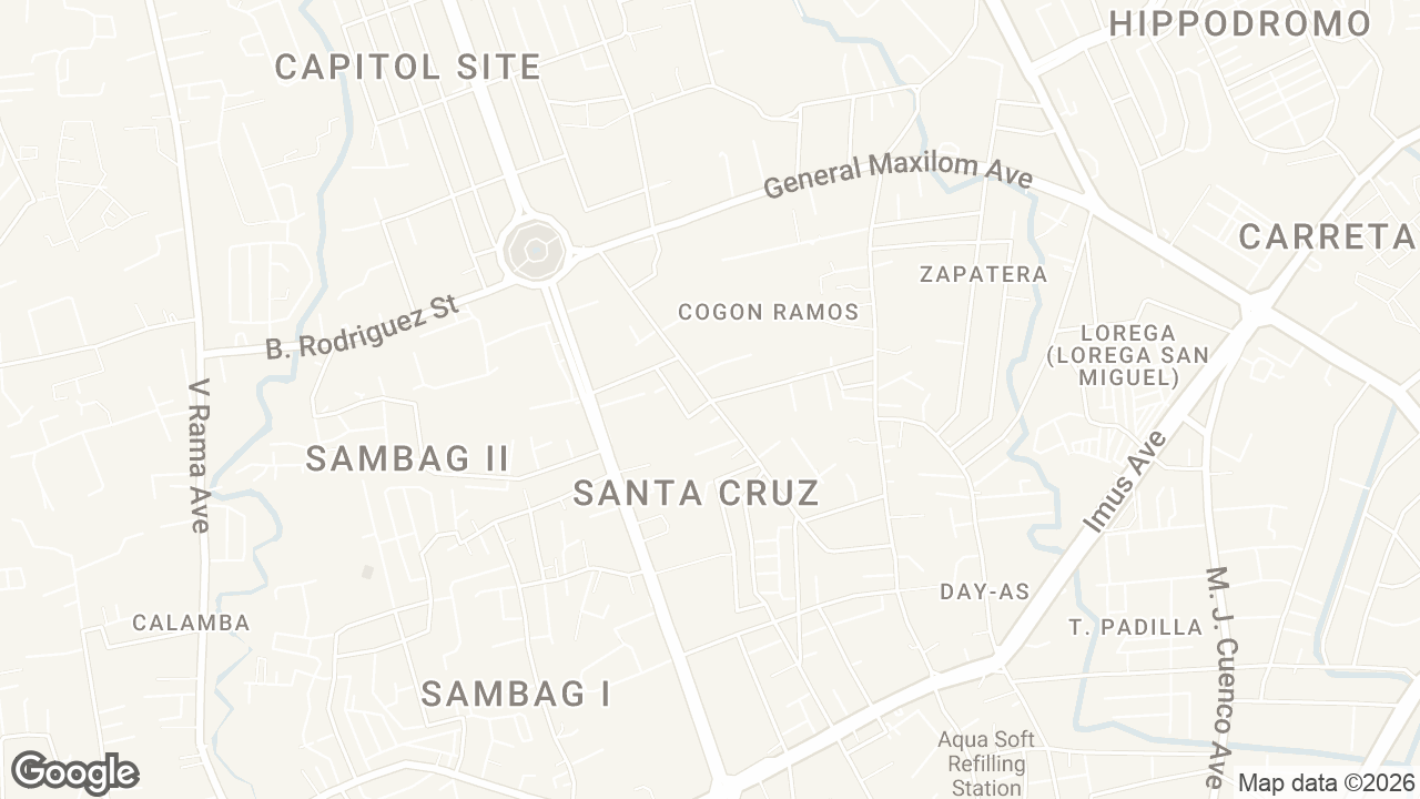 Map of F. Ramos St, Cebu City, Cebu, Philippines
