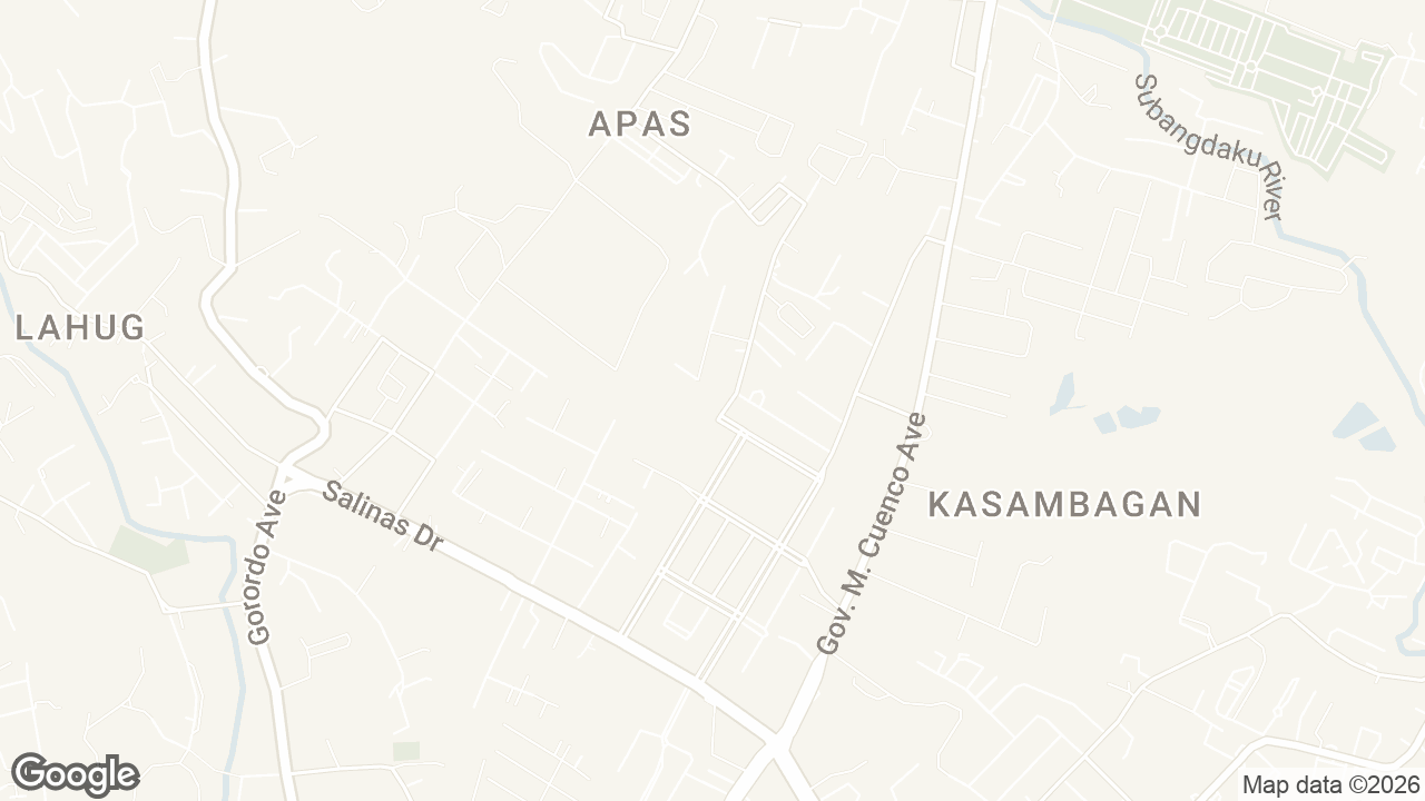 Map of Avida Towers, Ines Villa Street, Apas, Cebu City, Cebu, Philippines