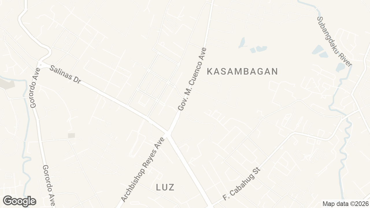 Map of 88th Avenue, Gov. M. Cuenco Avenue, Cebu City, Cebu, Philippines
