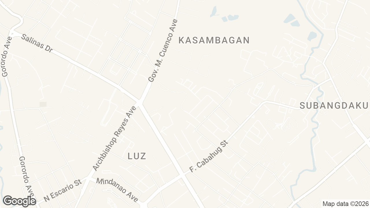 Map of Grand Residences - Roundup Realty & Management, Gov. M. Cuenco Avenue, Cebu City, Cebu, Philippines