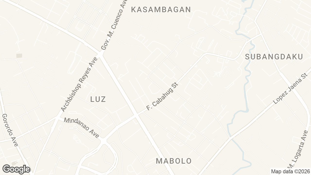 Map of Santoni’s Place, Pres. Quezon Street, Kasambagan, Cebu City, Cebu, Philippines