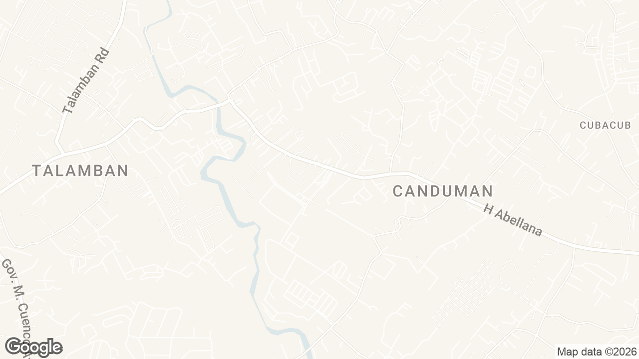 Map of Eagles' Nest Condominium, H Abellana, Mandaue, Cebu, Philippines, Mandaue City