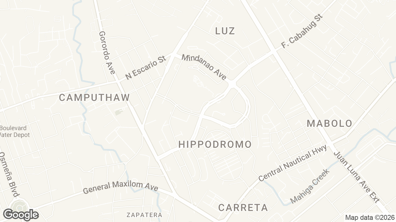 Map of Park Point Residences, Luzon Avenue, Cebu City, Cebu, Philippines