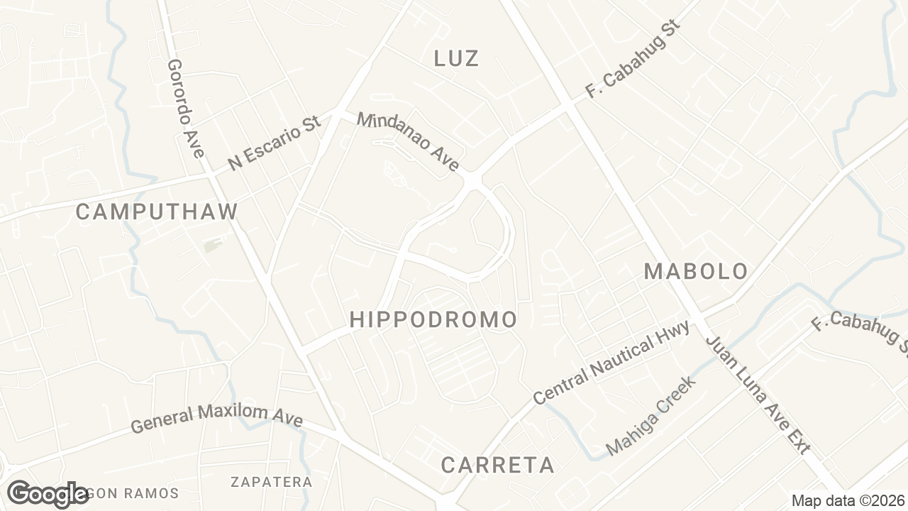 Map of 1016 residences, Masbate Road, Cebu City, Cebu, Philippines