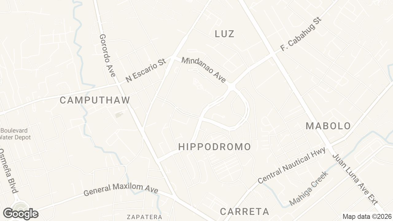 Map of Park Point Residences, Luzon Avenue, Cebu City, Cebu, Philippines