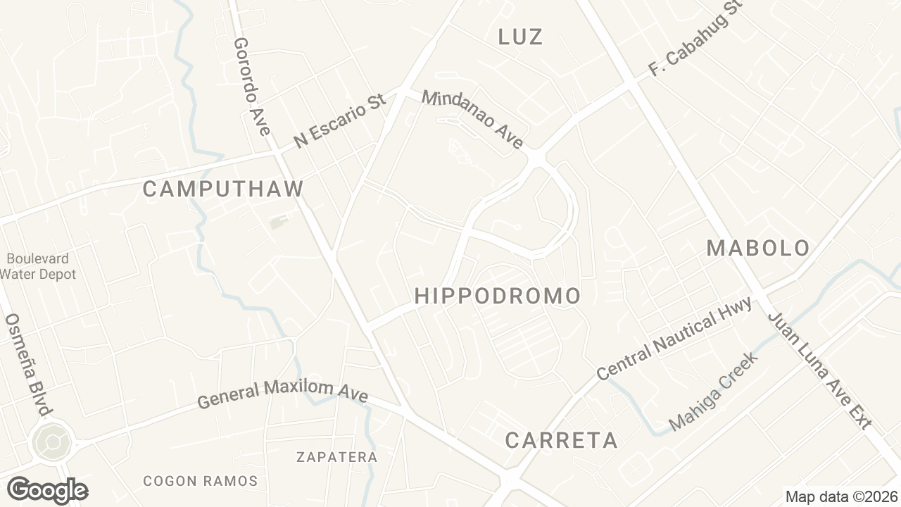 Map of Solinea Tower 1, Cardinal Rosales Avenue, Cebu City, Cebu, Philippines