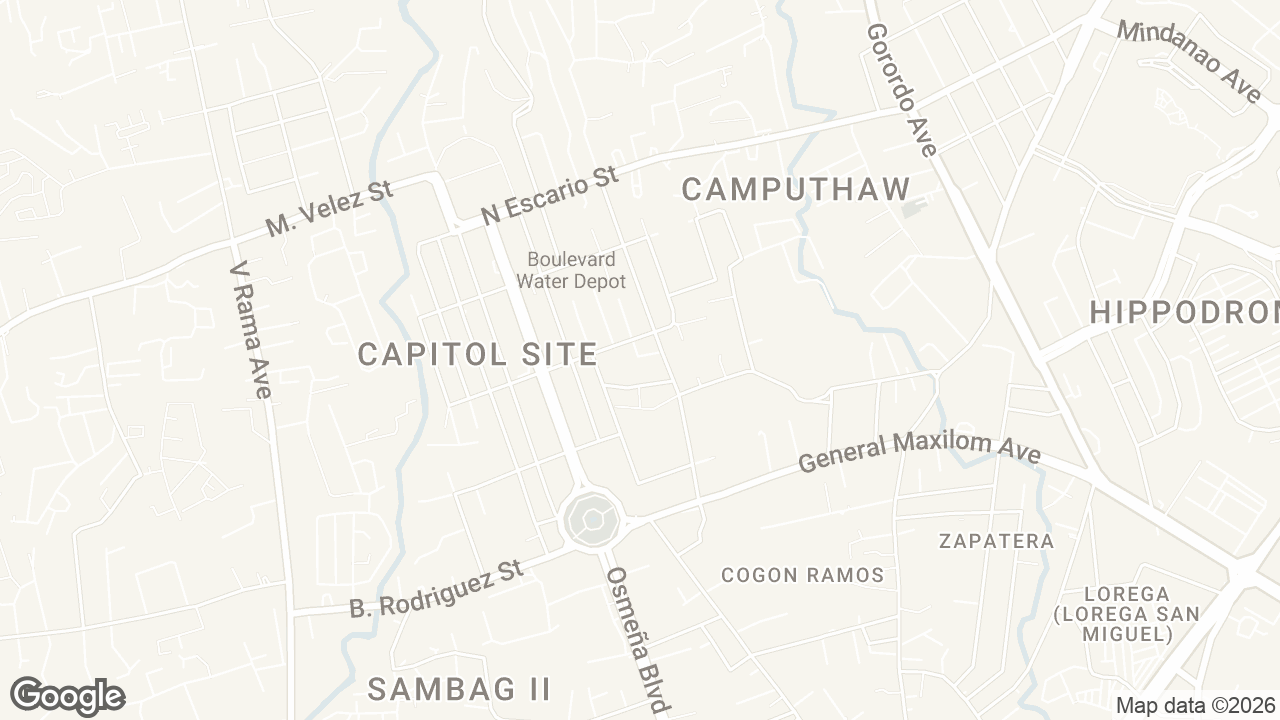 Map of Baseline Premier, Juana Osmeña Street, Cebu City, Cebu, Philippines