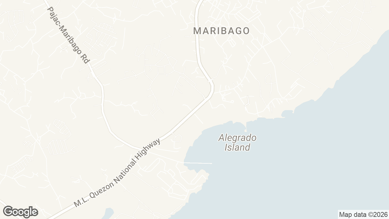 Map of Cebu White Sands, Lapu-lapu City, Cebu, Philippines