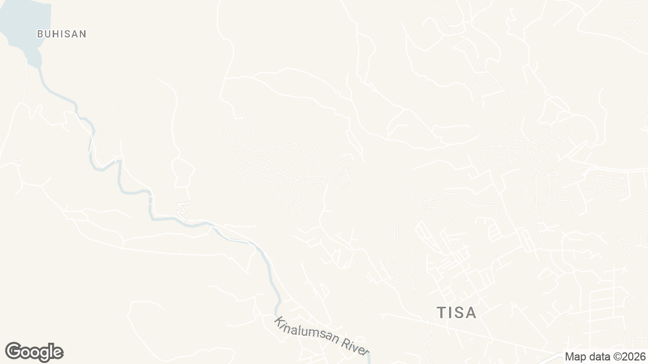 Map of South Hills Subdivision, Cebu South Hills Road, Cebu City, Cebu, Philippines