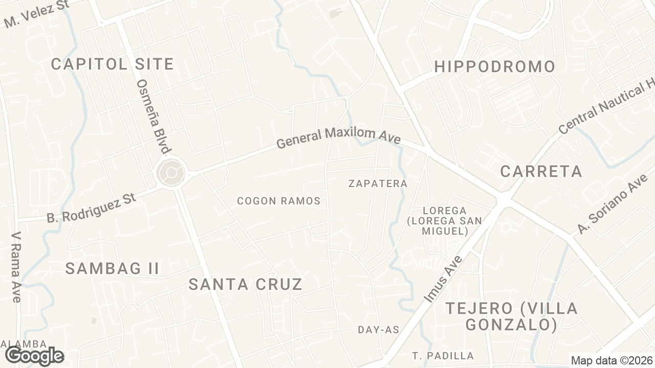 Map of 239A D.jakosalem st. Zapatera Cebu City