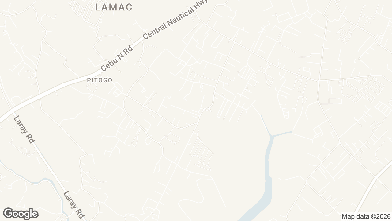 Map of Adamah Homes North, Manga, Liloan, Cebu, Philippines