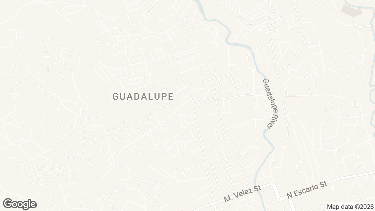 Map of Casa Mira Towers, Guadalupe, Cebu City