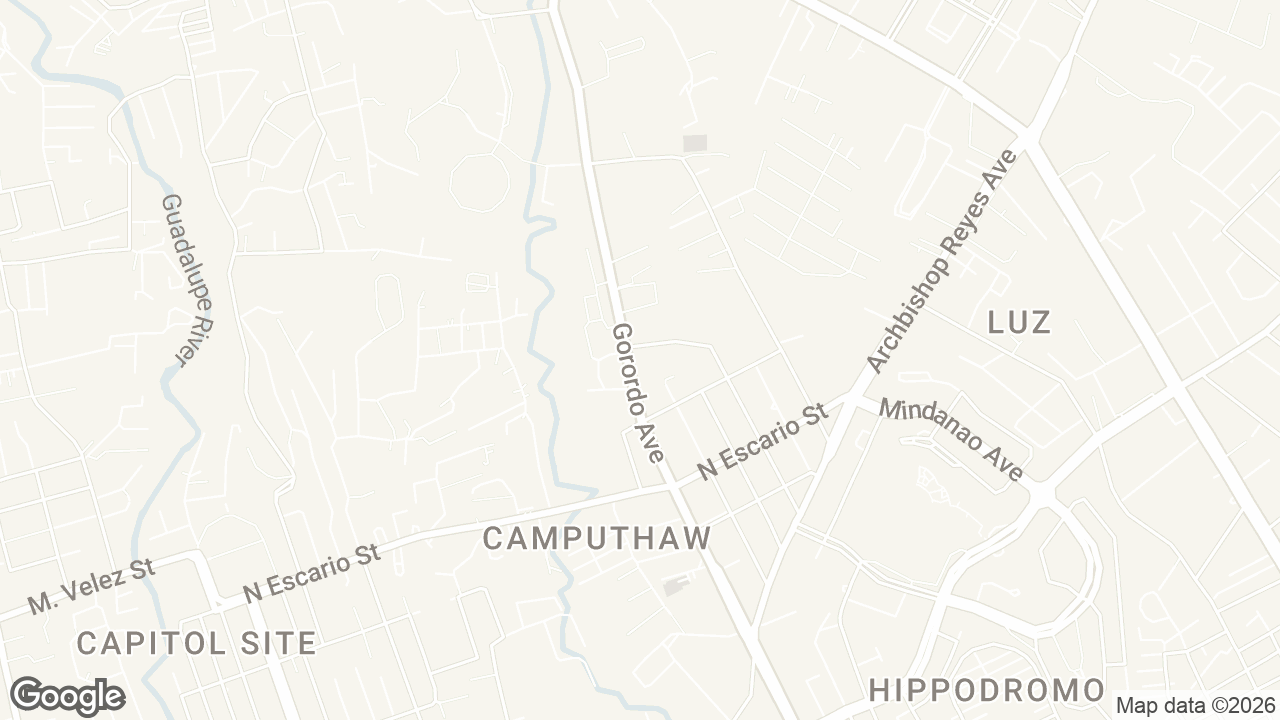 Map of Azalea Place, Gorordo Avenue, Lahug, Cebu City