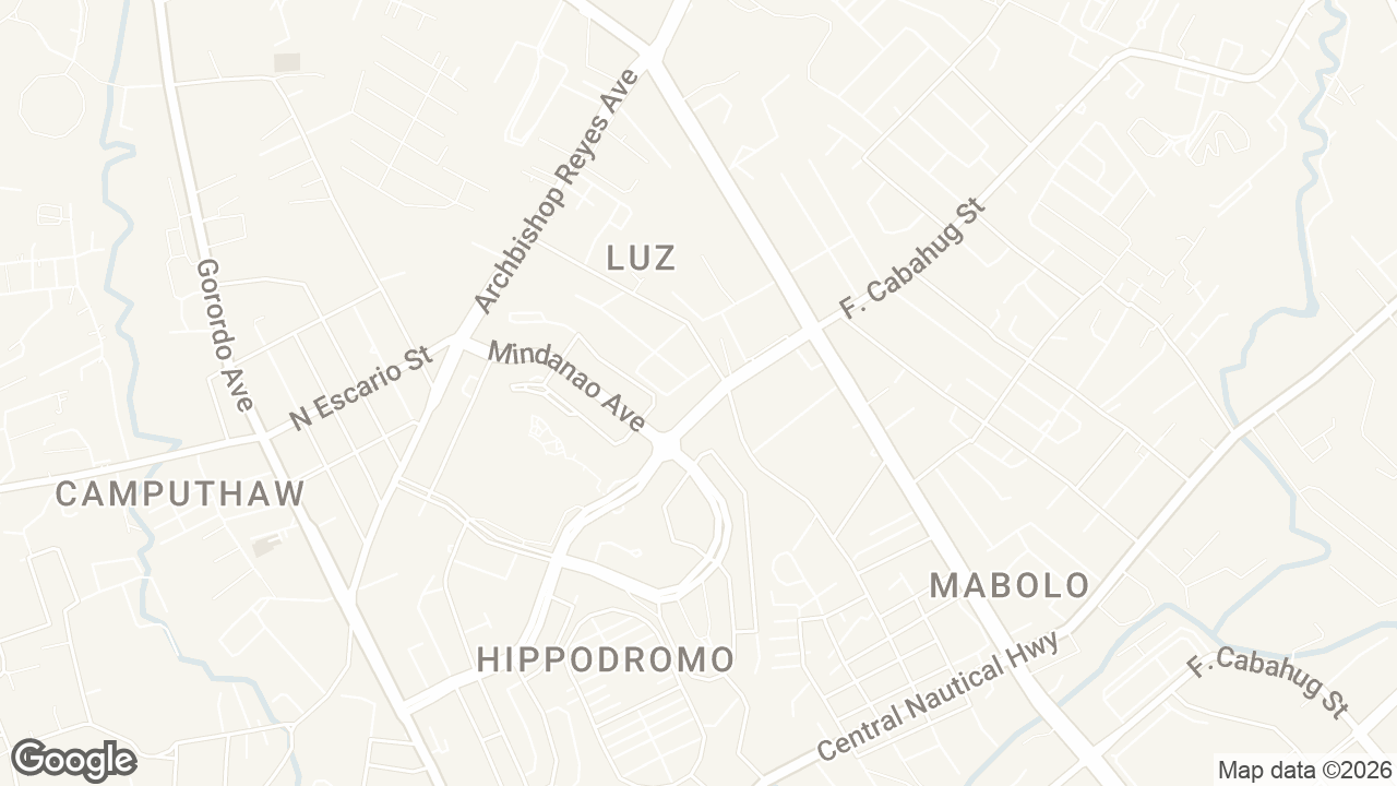 Map of Cebu Business Park Ayala, Cardinal Rosales Avenue, Cebu City, Cebu, Philippines