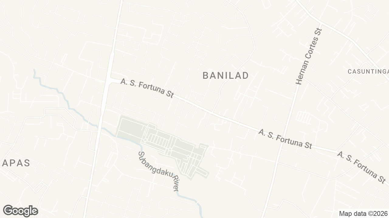 Map of ASTRA CENTRE, A. S. Fortuna Street, Mandaue City, Cebu, Philippines