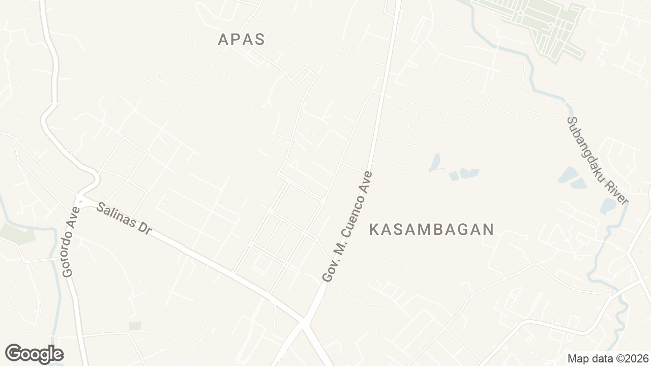 Map of 38 Park Avenue, JM del Mar, Cebu IT Park, India St, Brgy. Apas, Cebu City, Cebu, Philippines