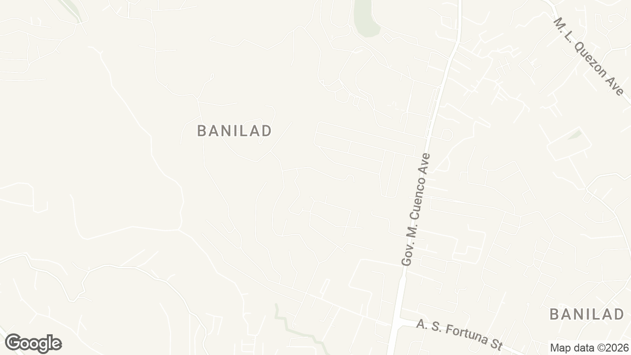 Map of Maria Luisa Estate Park, Banilad, Cebu City