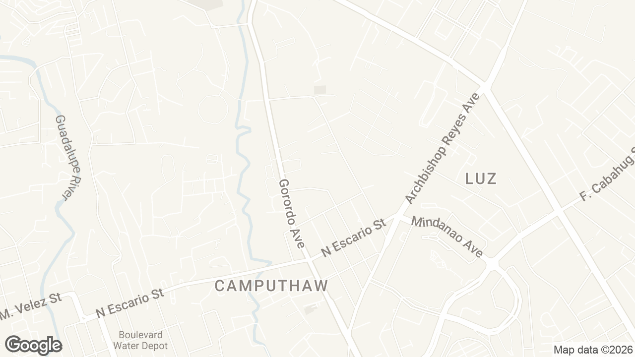 Map of Padgett Place, Lahug, Cebu City