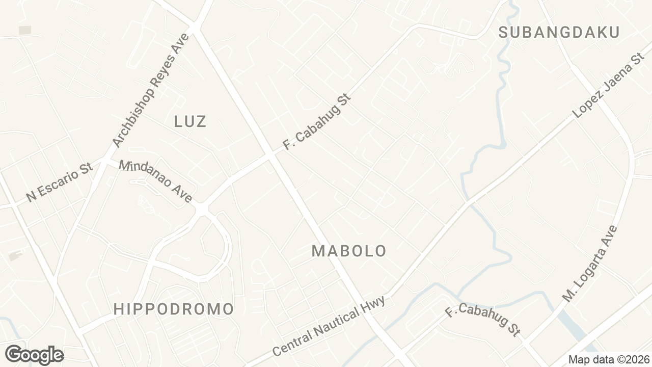 Map of Mabolo Garden Flats, Mabolo, Cebu City