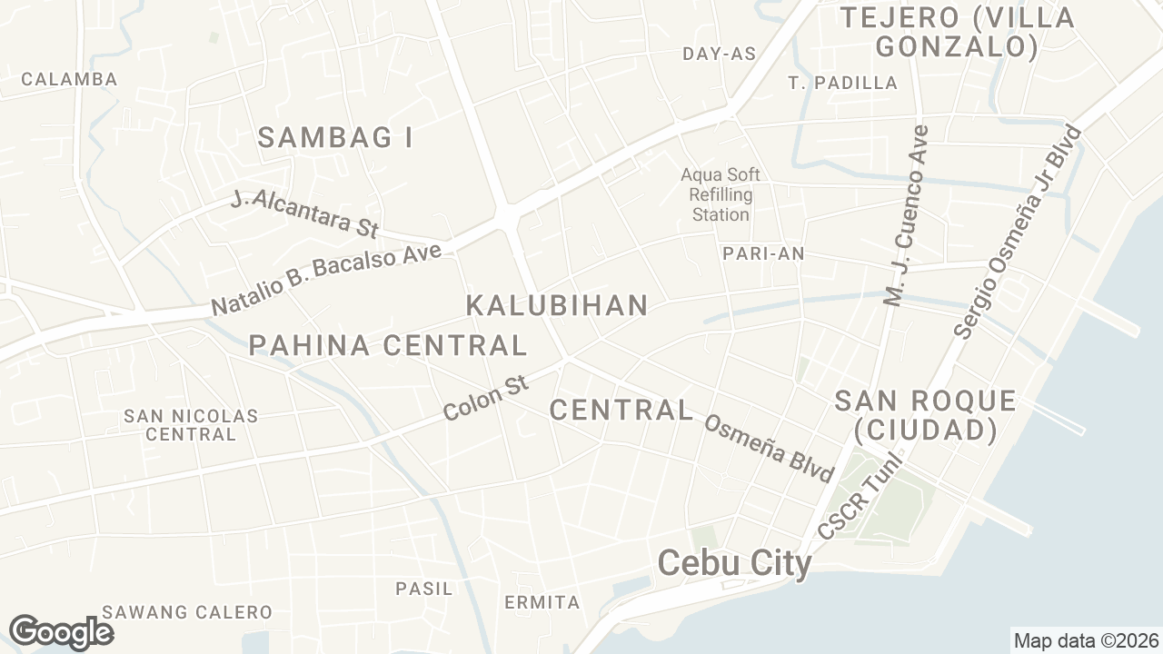Map of The Eden Building, Colon Street, Cebu City