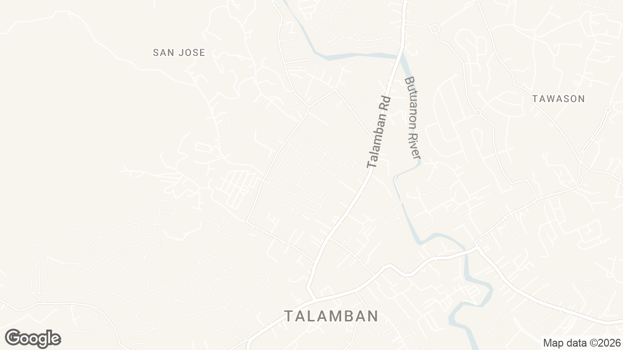 Map of Maryville Subdivision, Cebu City, Cebu, Philippines