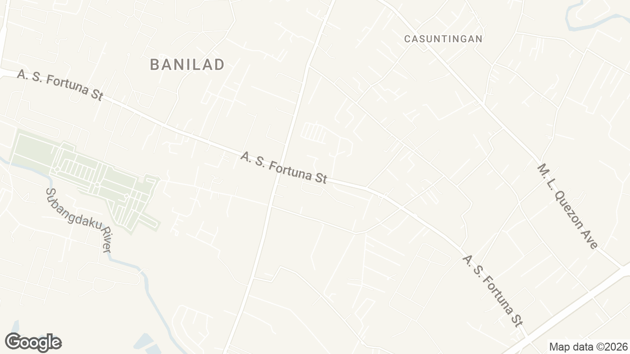 Map of A. S. Fortuna Street, Mandaue, Cebu, Philippines, Mandaue City