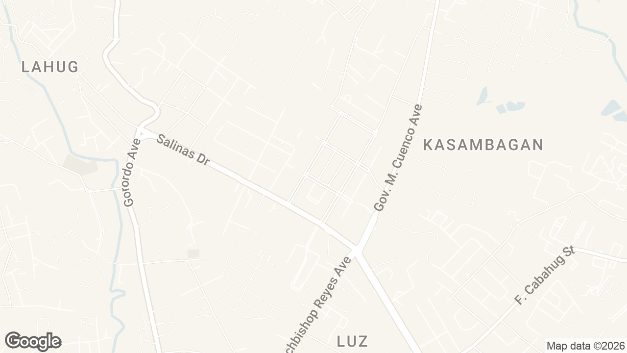 Map of HM Tower, West Geonzon Street, Cebu City, Cebu, Philippines