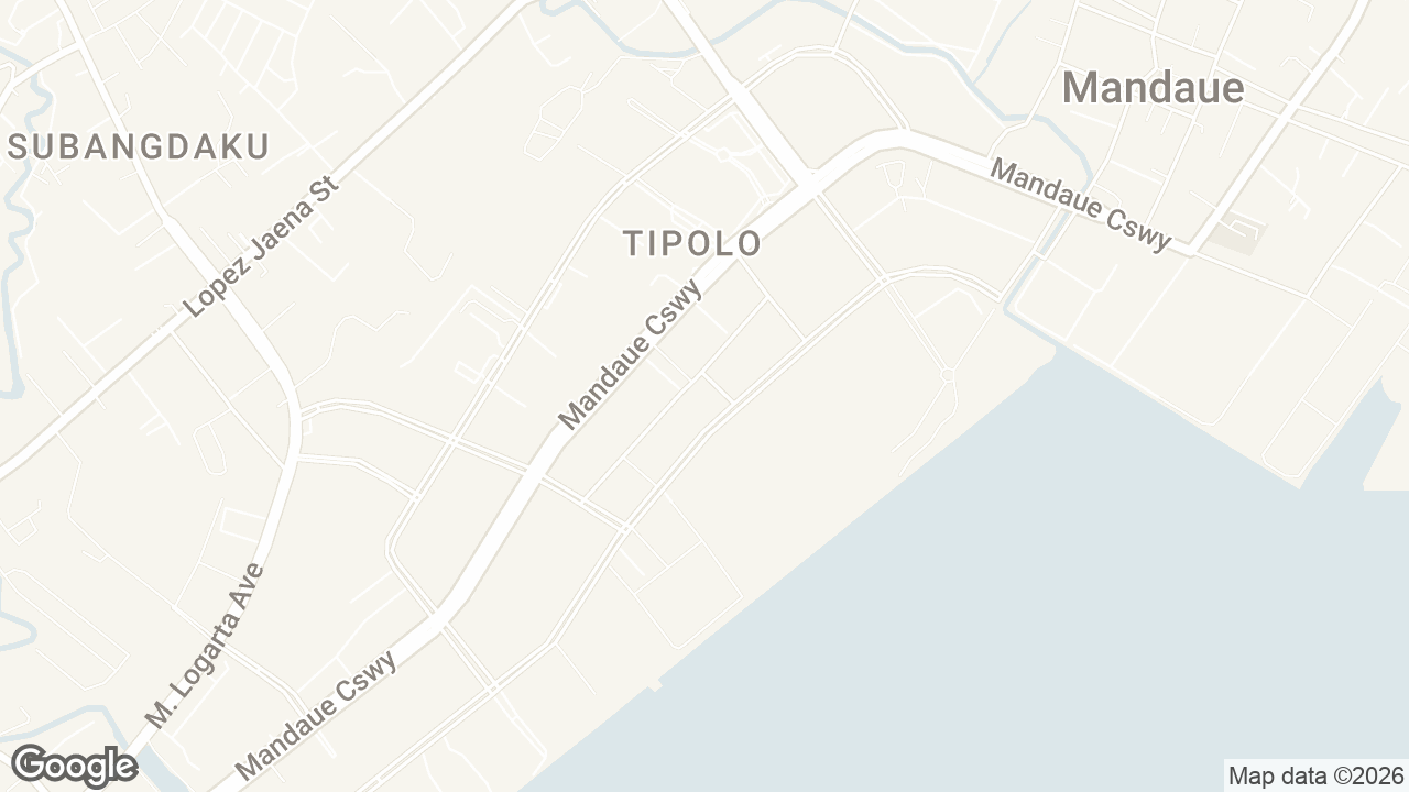 Map of Quest Homes Tipolo Mandaue City