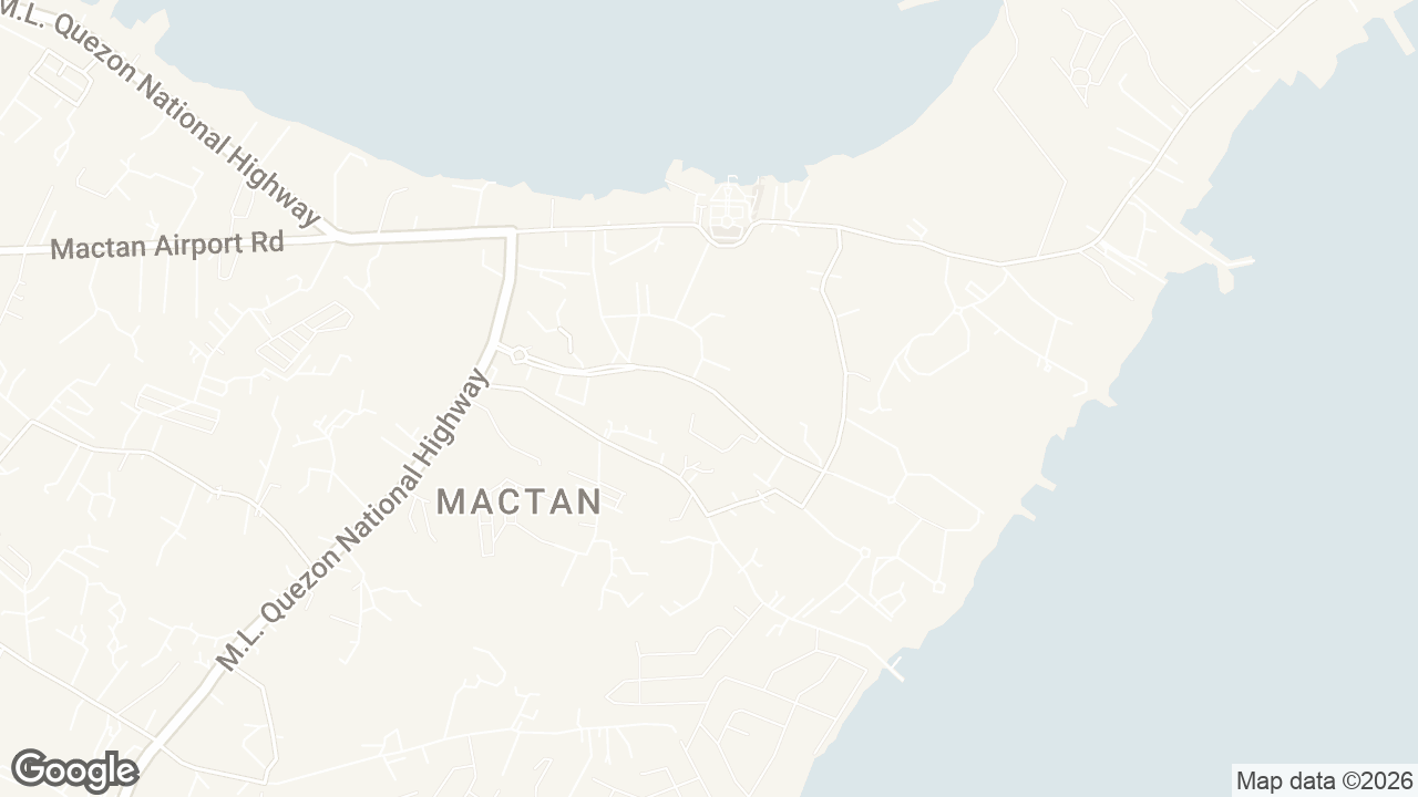 Map of 8 boulevard The Mactan Newtown, Mactan, Lapu-Lapu, Cebu, Philippines, Lapu-Lapu City