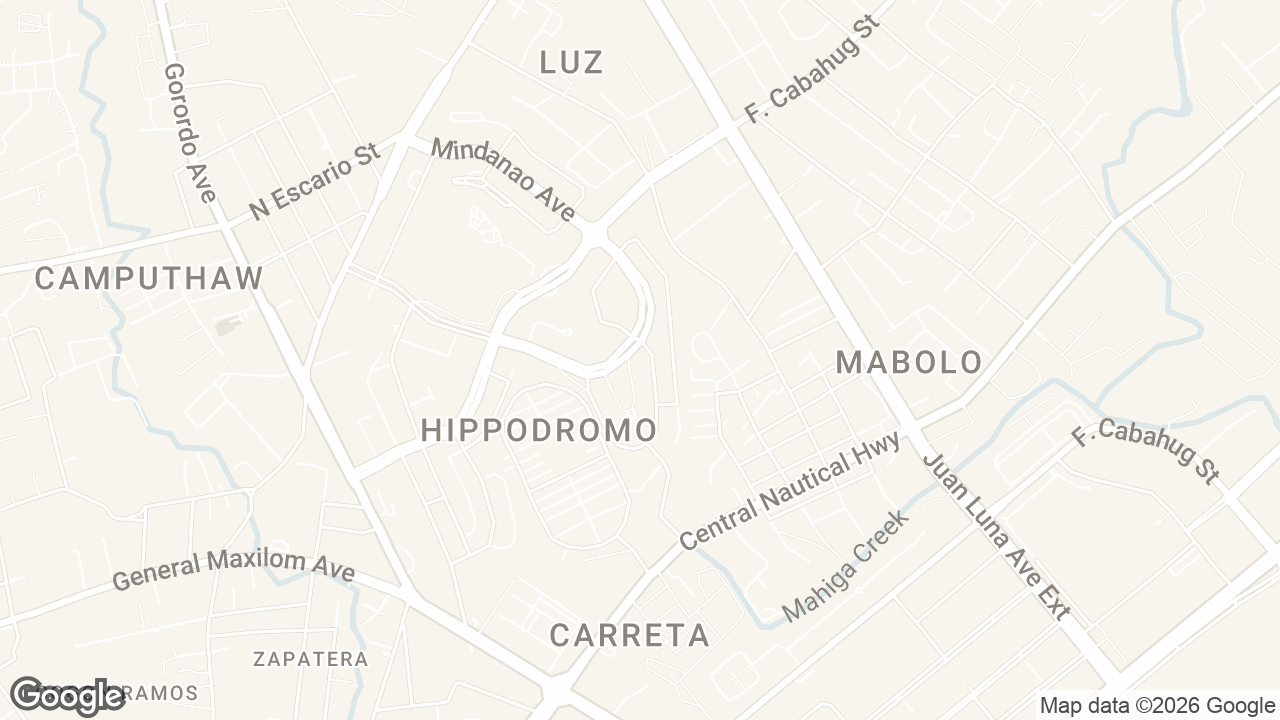 Map of Park Tower 1, Cebu Business Park, Cebu City