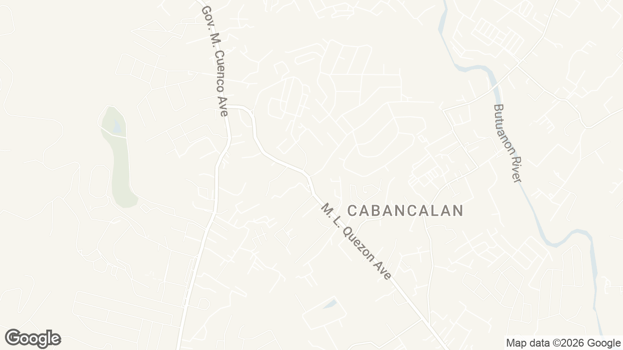 Map of North Town Residences, Cabancalan, Mandaue City