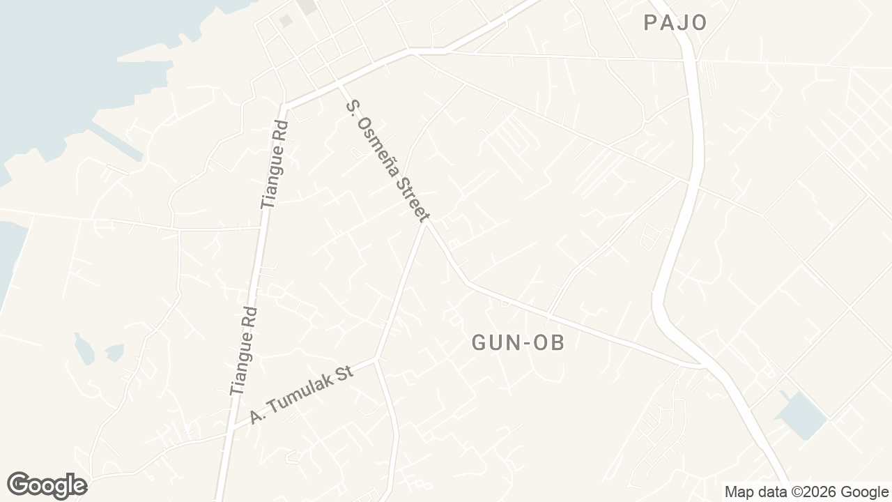 Map of Osmena St., Gun-ob, Lapu-Lapu City