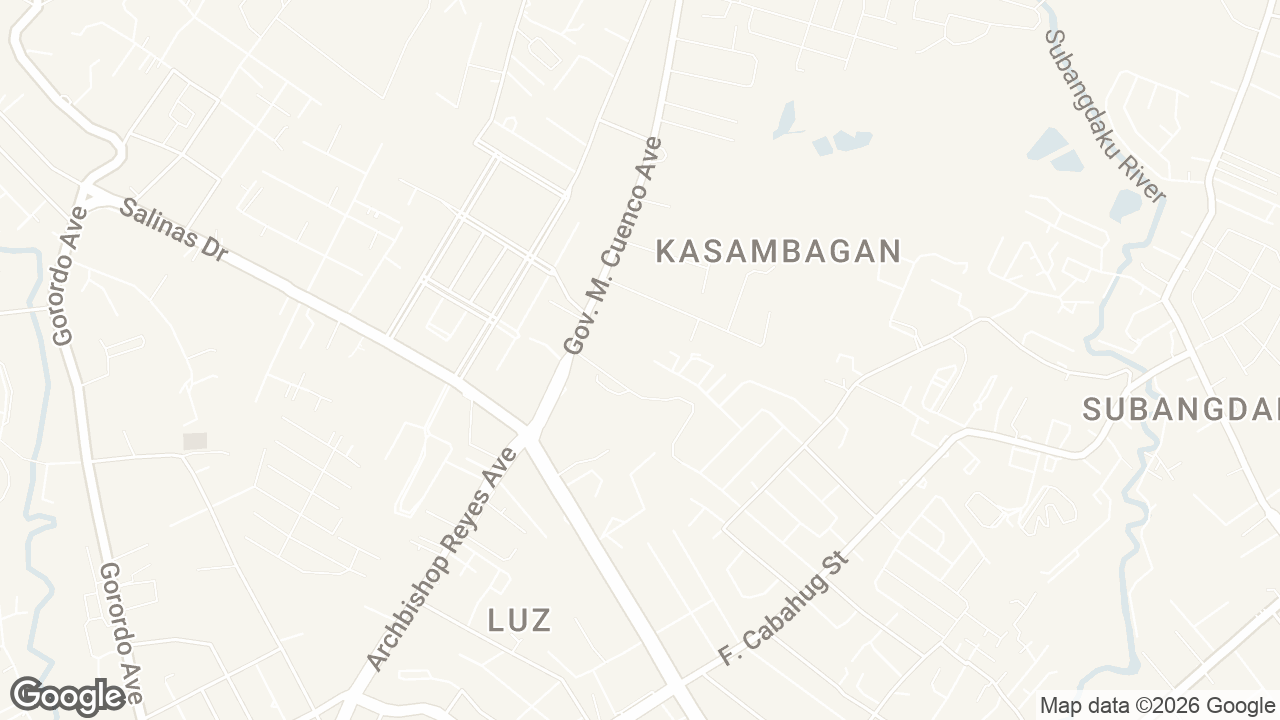 Map of 88th Avenue, Gov. M. Cuenco Avenue, Cebu City, Cebu, Philippines