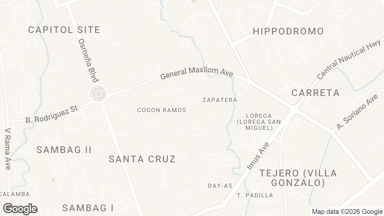 Map of City Clou, Dionisio Jakosalem Street, Cebu City, Cebu, Philippines